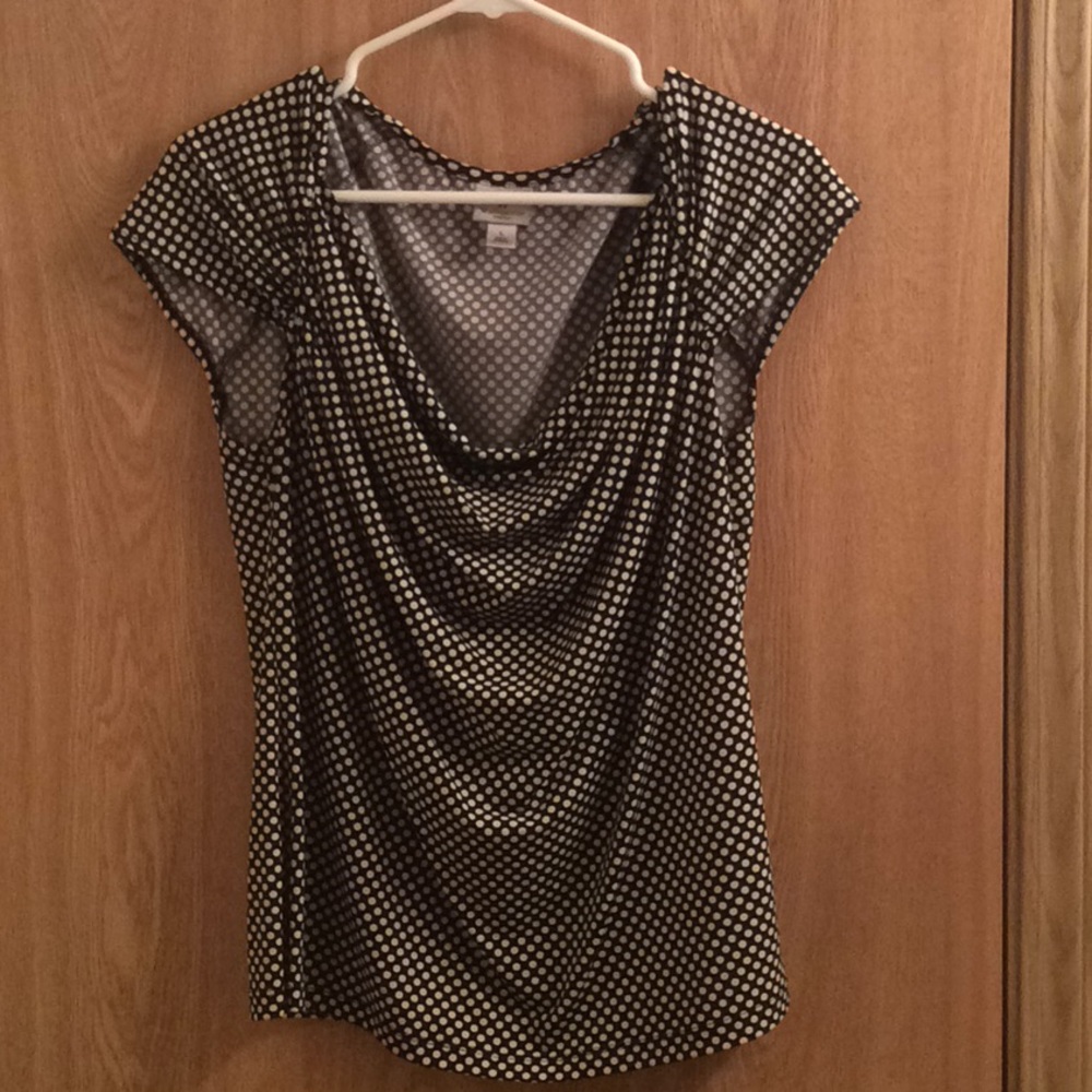 Sleeveless drape front top